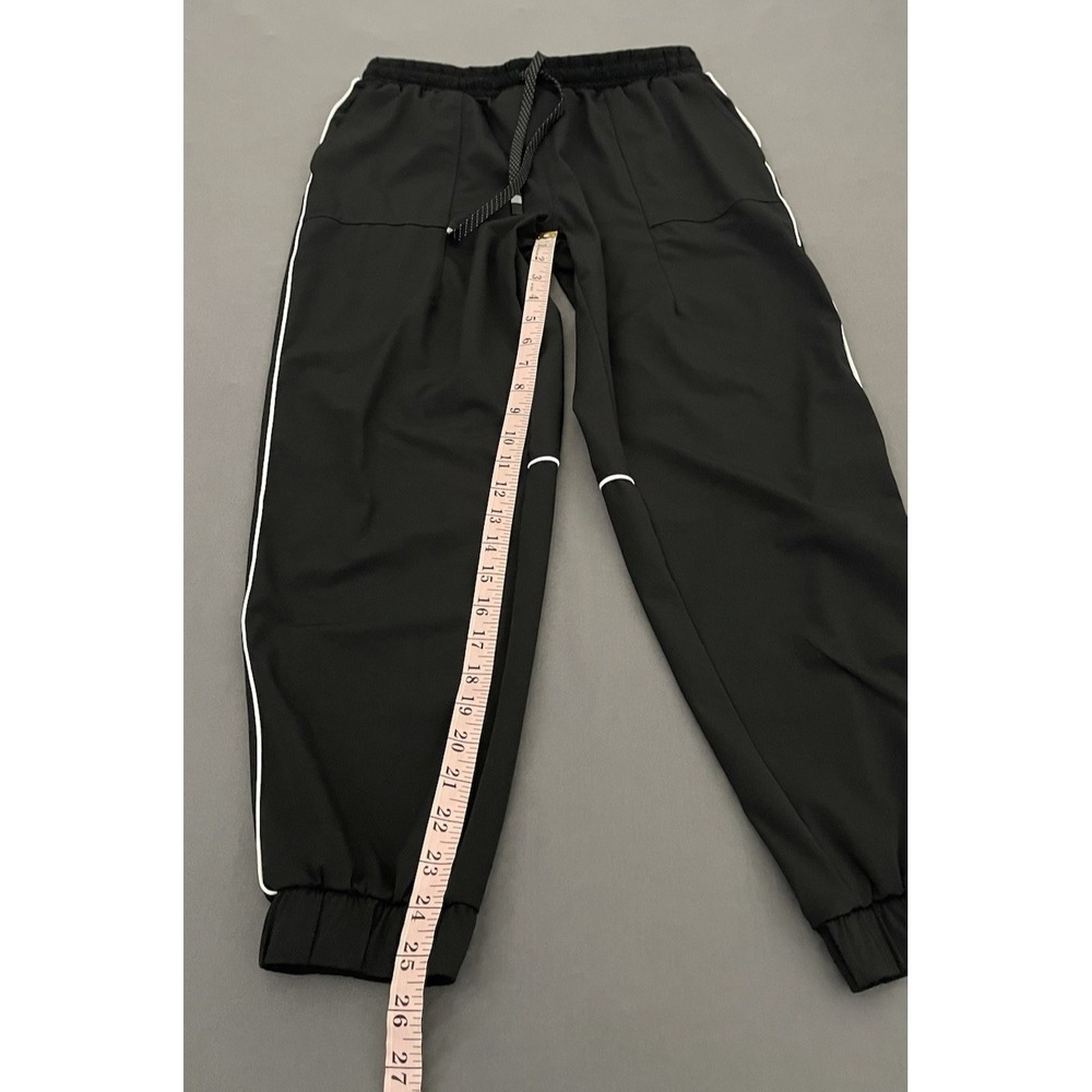 Fabletics Joggers Track Pants Women's Medium Black Stretch Lightweight Running - Picture 11 of 12